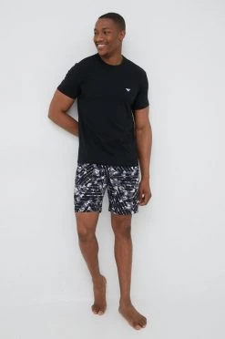 Ανδρικά Πιζάμα Πιτζάμα Emporio Armani Underwear μαύρο
