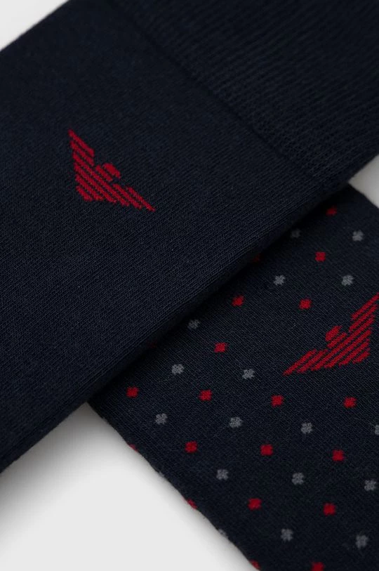 Ανδρικά Κάλτσες Emporio Armani Underwear χρώμα: ναυτικό μπλε 2 Ανδρικά Κάλτσες Emporio Armani Underwear χρώμα: ναυτικό μπλε - Image 2