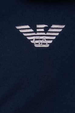 Ανδρικά Με φερμουάρ Μπλούζα Emporio Armani Underwear χρώμα: ναυτικό μπλε -Emporio Κατάστημα unnamed file 1096