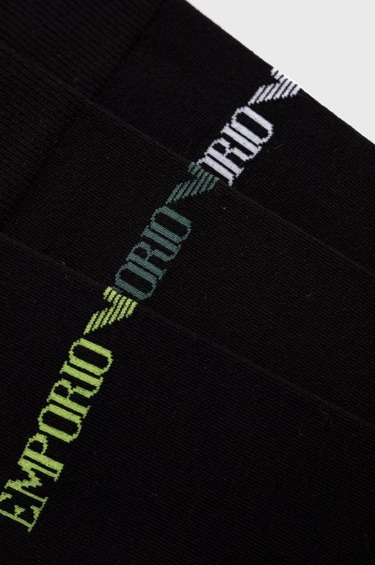Ανδρικά Κάλτσες Emporio Armani Underwear χρώμα: μαύρο 2 Ανδρικά Κάλτσες Emporio Armani Underwear χρώμα: μαύρο - Image 2