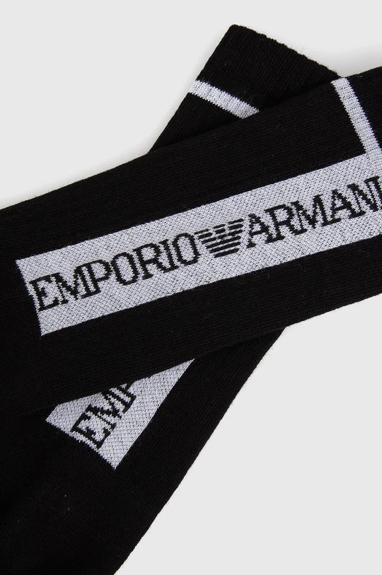 Ανδρικά Κάλτσες Emporio Armani Underwear χρώμα: μαύρο 2 Ανδρικά Κάλτσες Emporio Armani Underwear χρώμα: μαύρο - Image 2