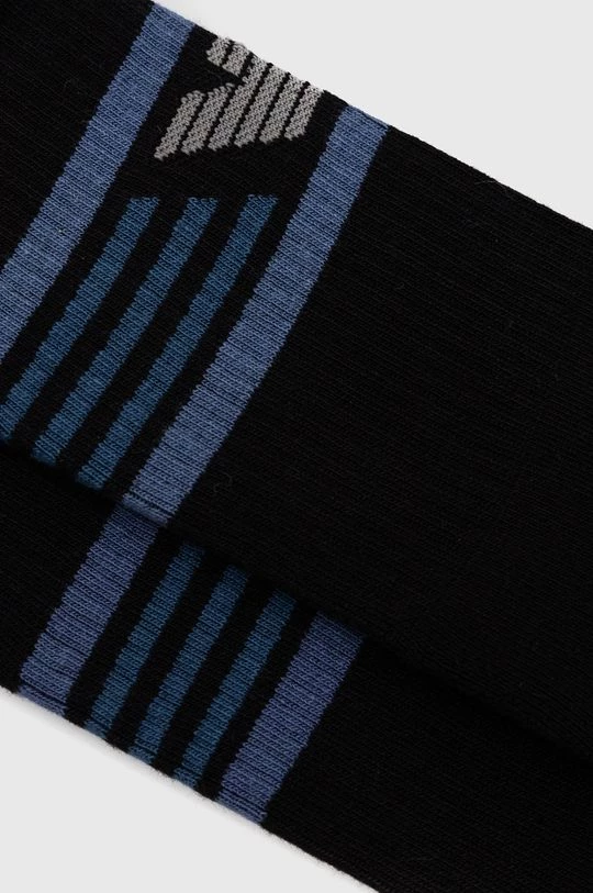 Ανδρικά Κάλτσες Emporio Armani Underwear χρώμα: μαύρο 2 Ανδρικά Κάλτσες Emporio Armani Underwear χρώμα: μαύρο - Image 2