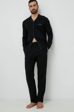 Ανδρικά Πιζάμα Πιτζάμα Emporio Armani Underwear μαύρο -Emporio Κατάστημα unnamed file 112