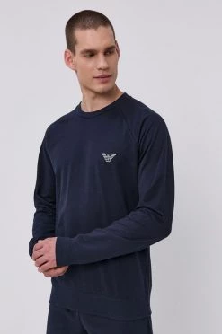 Emporio Κατάστημα 7 Emporio Armani Underwear Ανδρικά Πιζάμα Μπλούζα πιτζάμας Emporio Armani χρώμα: ναυτικό μπλε