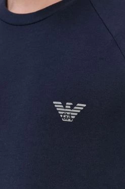 Emporio Armani Underwear Ανδρικά Πιζάμα Μπλούζα πιτζάμας Emporio Armani χρώμα: ναυτικό μπλε -Emporio Κατάστημα unnamed file 1127