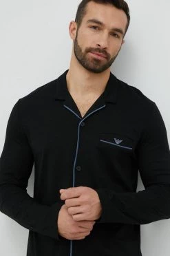 Ανδρικά Πιζάμα Πιτζάμα Emporio Armani Underwear μαύρο -Emporio Κατάστημα unnamed file 113