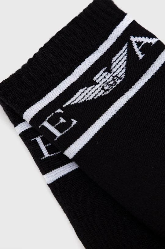 Ανδρικά Κάλτσες Emporio Armani Underwear (2-pack) χρώμα: μαύρο 2 Ανδρικά Κάλτσες Emporio Armani Underwear (2-pack) χρώμα: μαύρο - Image 2