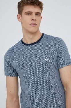 Ανδρικά Πιζάμα Βαμβακερές πιτζάμες Emporio Armani Underwear ναυτικό μπλε -Emporio Κατάστημα unnamed file 1250