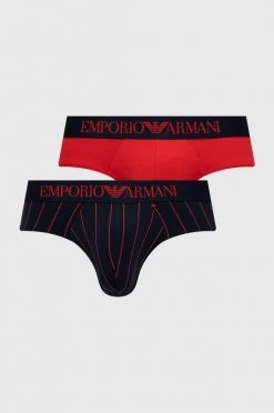 Ανδρικά Μπόξερ και σλιπ Σλιπ Emporio Armani Underwear κόκκινο