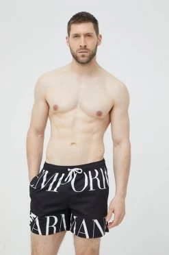 Ανδρικά Σόρτς Σορτς κολύμβησης Emporio Armani Underwear μαύρο