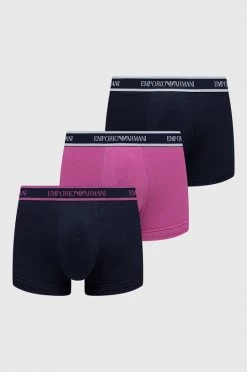 Ανδρικά Μπόξερ και σλιπ Μποξεράκια Emporio Armani Underwear (3-pack) χρώμα: ναυτικό μπλε