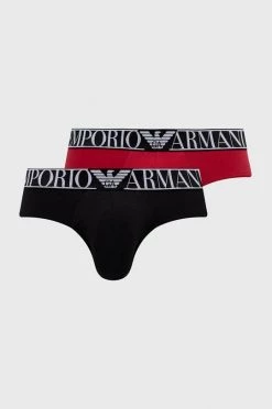 Ανδρικά Μπόξερ και σλιπ Σλιπ Emporio Armani Underwear χρώμα: μαύρο