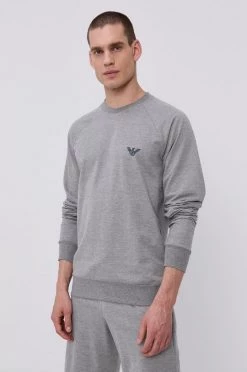 Emporio Armani Underwear Ανδρικά Πιζάμα Μπλούζα πιτζάμας Emporio Armani χρώμα: γκρι