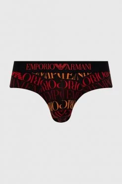 Ανδρικά Μπόξερ και σλιπ Σλιπ Emporio Armani Underwear χρώμα: μαύρο