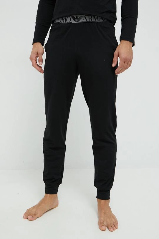 Ανδρικά Πιζάμα Πιτζάμα Emporio Armani Underwear μαύρο 4 Ανδρικά Πιζάμα Πιτζάμα Emporio Armani Underwear μαύρο - Image 4