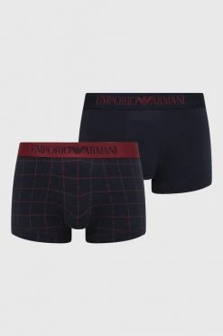 Ανδρικά Μπόξερ και σλιπ Μποξεράκια Emporio Armani Underwear (2-pack) ναυτικό μπλε