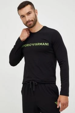 Ανδρικά Πιζάμα Πιτζάμα Emporio Armani Underwear μαύρο -Emporio Κατάστημα unnamed file 258
