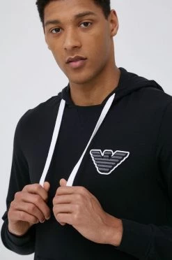 Ανδρικά Χωρίς φερμουάρ Μπλούζα Emporio Armani Underwear χρώμα: μαύρο, 8 Ανδρικά Χωρίς φερμουάρ Μπλούζα Emporio Armani Underwear χρώμα: μαύρο, -Emporio Κατάστημα unnamed file 309