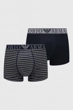 Ανδρικά Μπόξερ και σλιπ Μποξεράκια Emporio Armani Underwear 2-pack ναυτικό μπλε