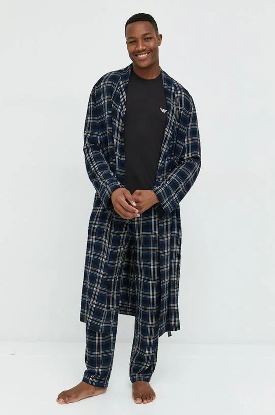 Ανδρικά Πιζάμα Πιτζάμα Emporio Armani Underwear μαύρο 2 Ανδρικά Πιζάμα Πιτζάμα Emporio Armani Underwear μαύρο - Image 2