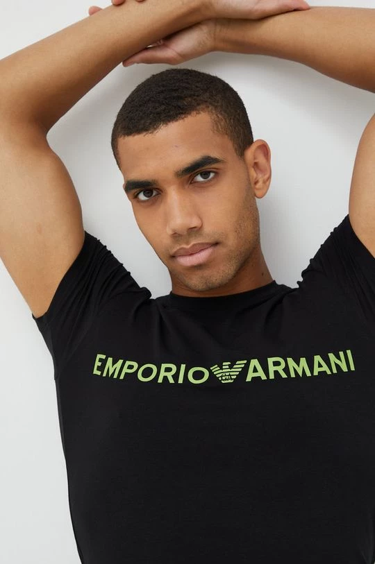 Ανδρικά Πιζάμα Πιτζάμα Emporio Armani Underwear μαύρο 6 Ανδρικά Πιζάμα Πιτζάμα Emporio Armani Underwear μαύρο - Image 6