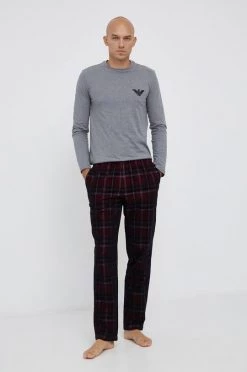 Ανδρικά Πιζάμα Emporio Armani Underwear - Πιτζάμα γκρί