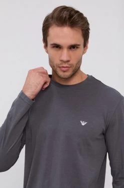 Ανδρικά Πιζάμα Πιτζάμα Emporio Armani Underwear χρώμα: γκρι -Emporio Κατάστημα unnamed file 654