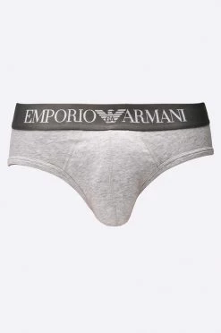 Ανδρικά Μπόξερ και σλιπ Σλιπ Emporio Armani Underwear γκρι