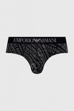 Ανδρικά Μπόξερ και σλιπ Σλιπ Emporio Armani Underwear μαύρο